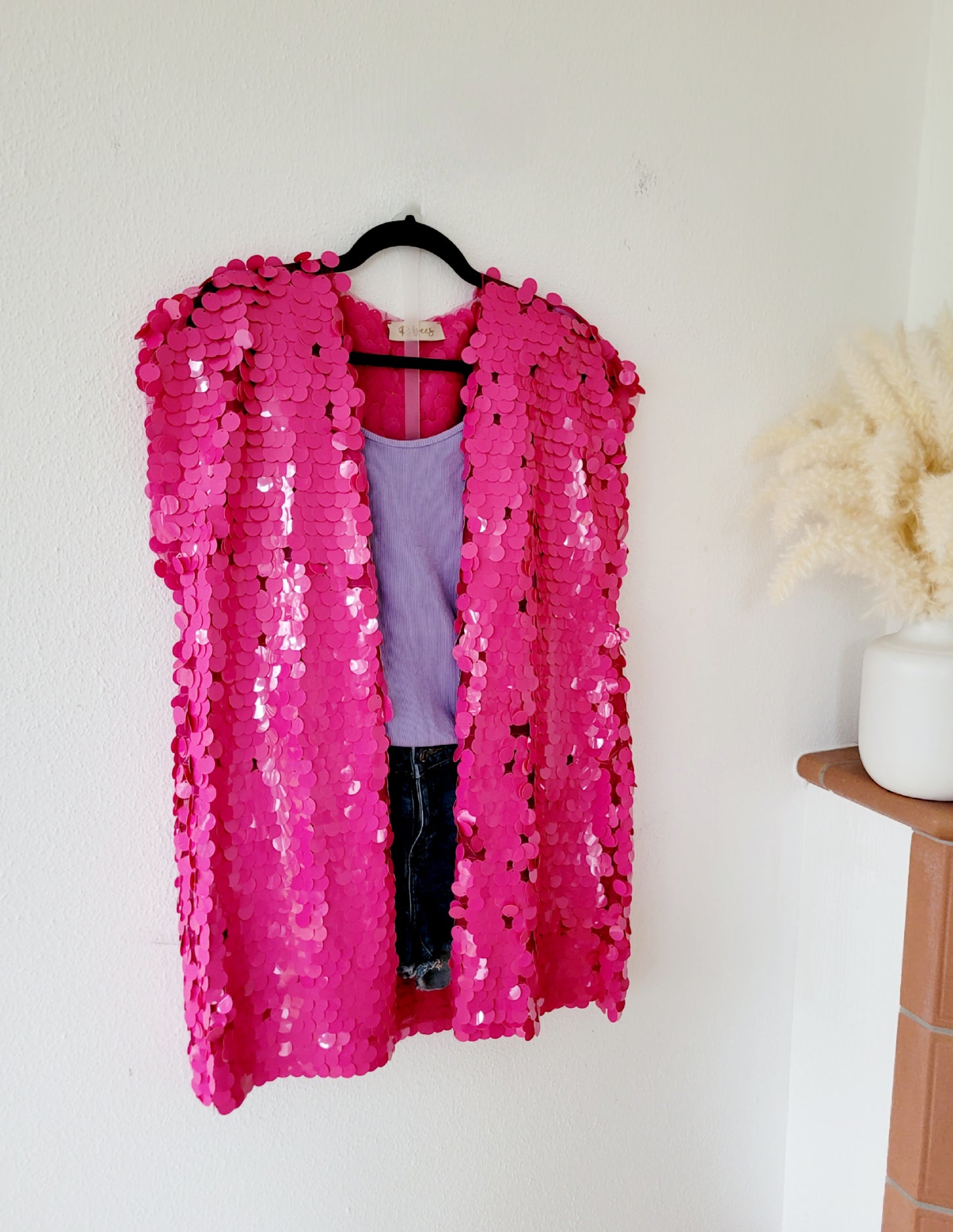 Magenta Pailleten Veste