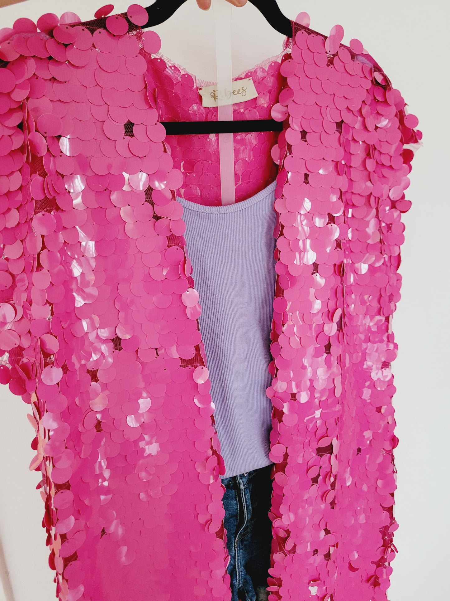 Magenta Pailleten Veste