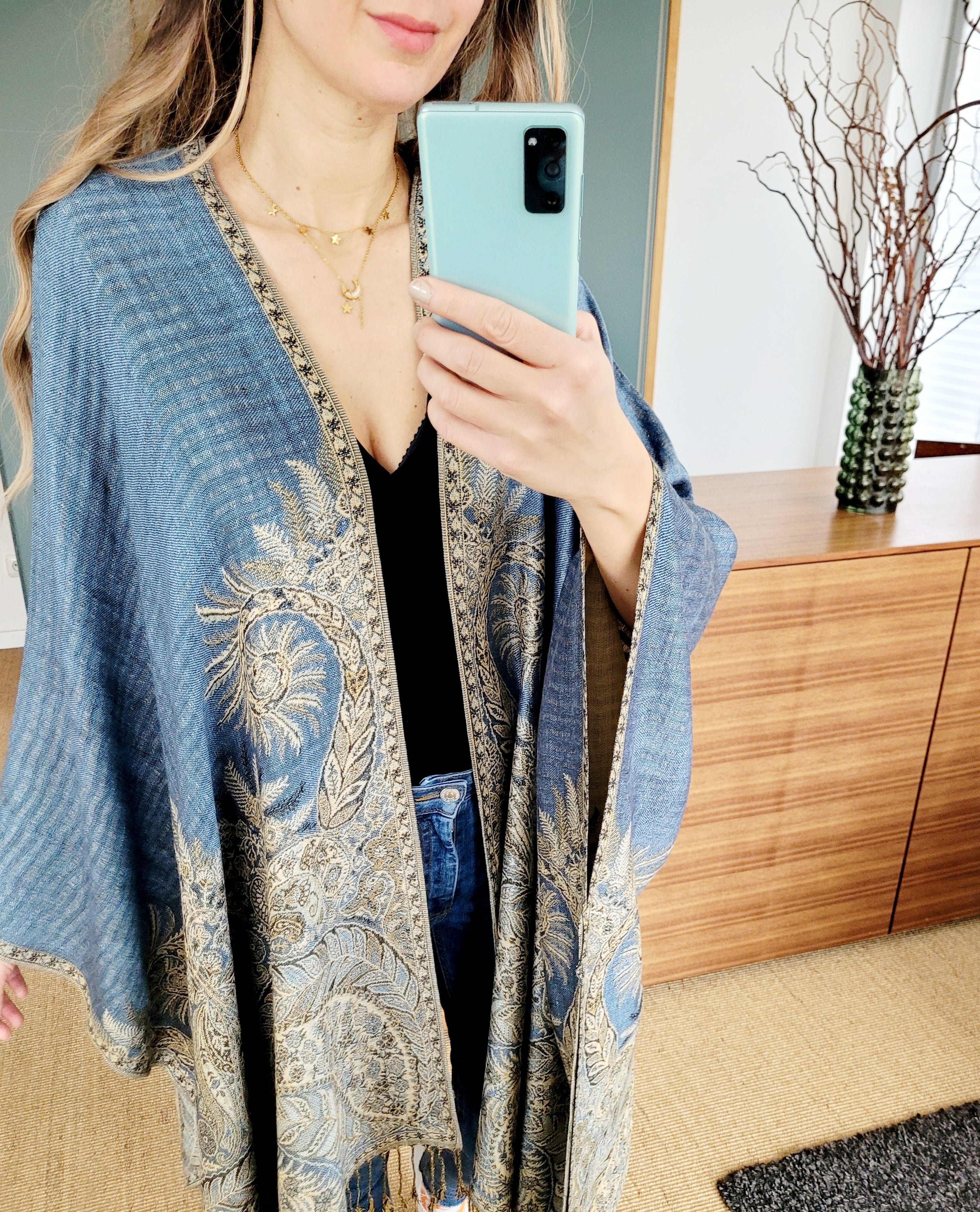 Pashmina Kimono