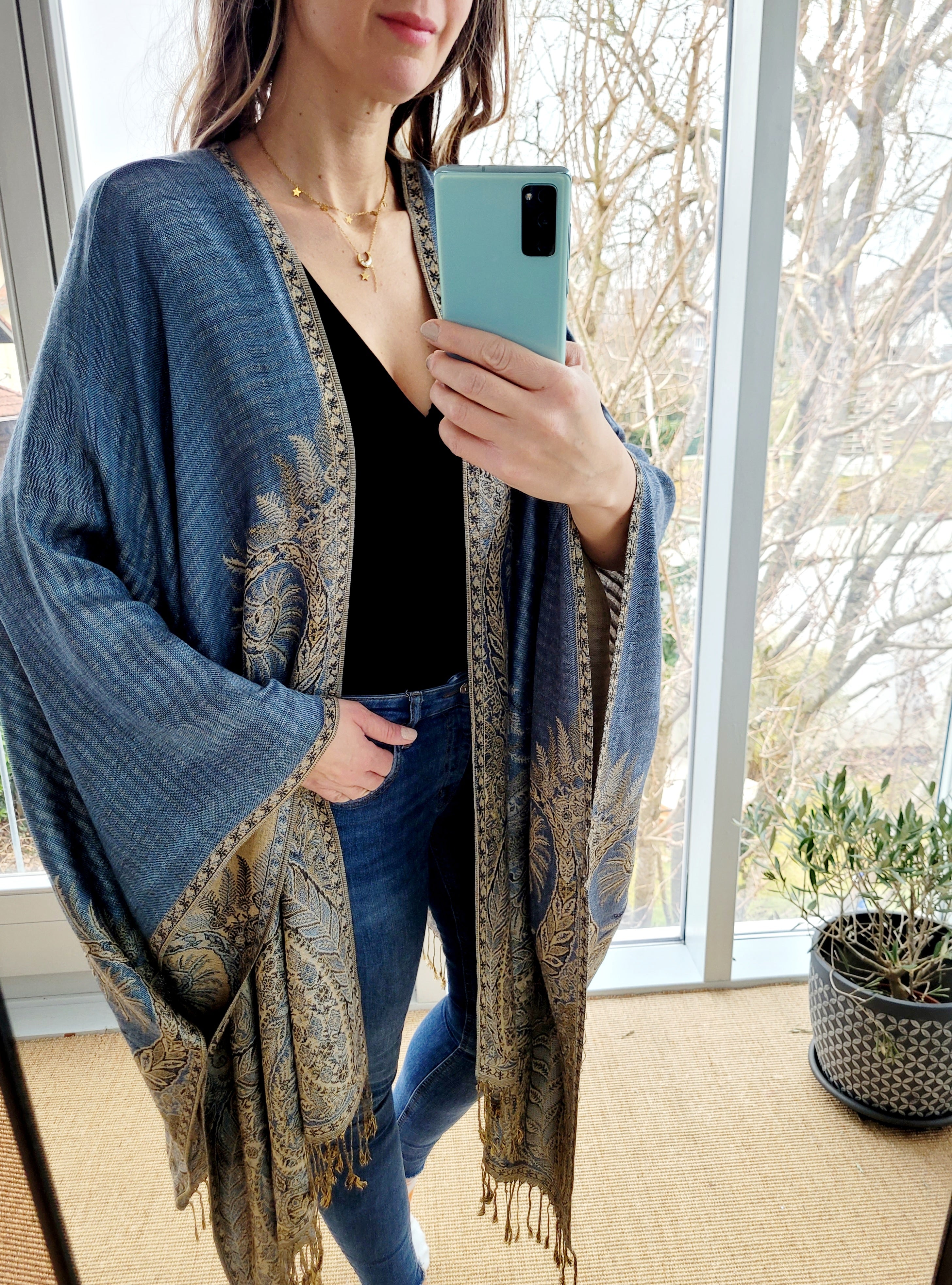 Pashmina Kimono