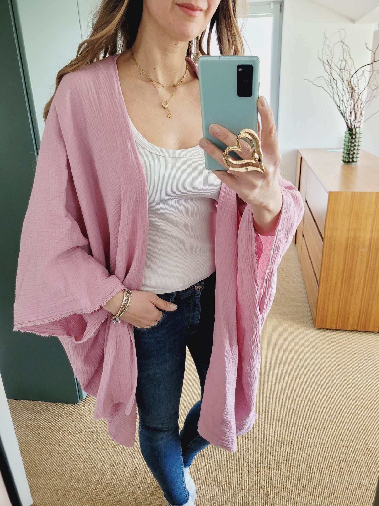 Bio Baumwolle Cardigan