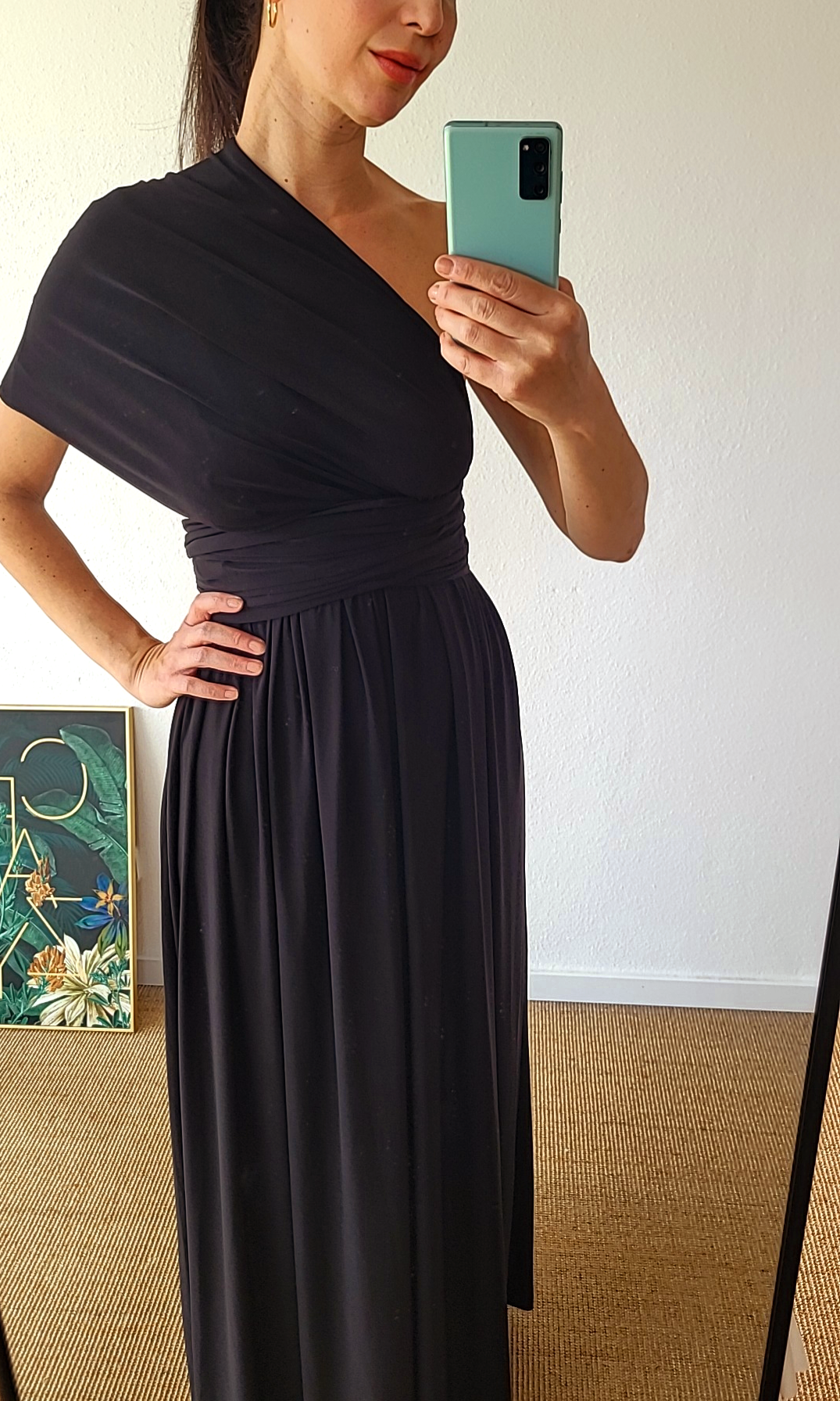 Customized infinity dress, multi wrap dress, black long dress, white summer wedding dress, beach wedding dress, maid of honor maxi dress
