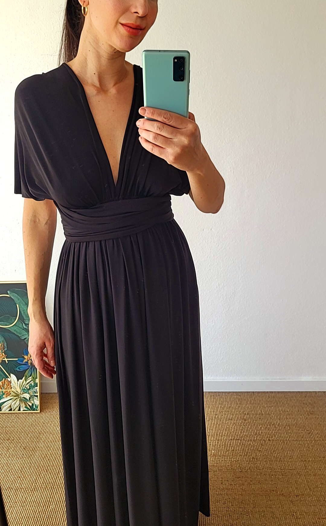 Customized infinity dress, multi wrap dress, black long dress, white summer wedding dress, beach wedding dress, maid of honor maxi dress
