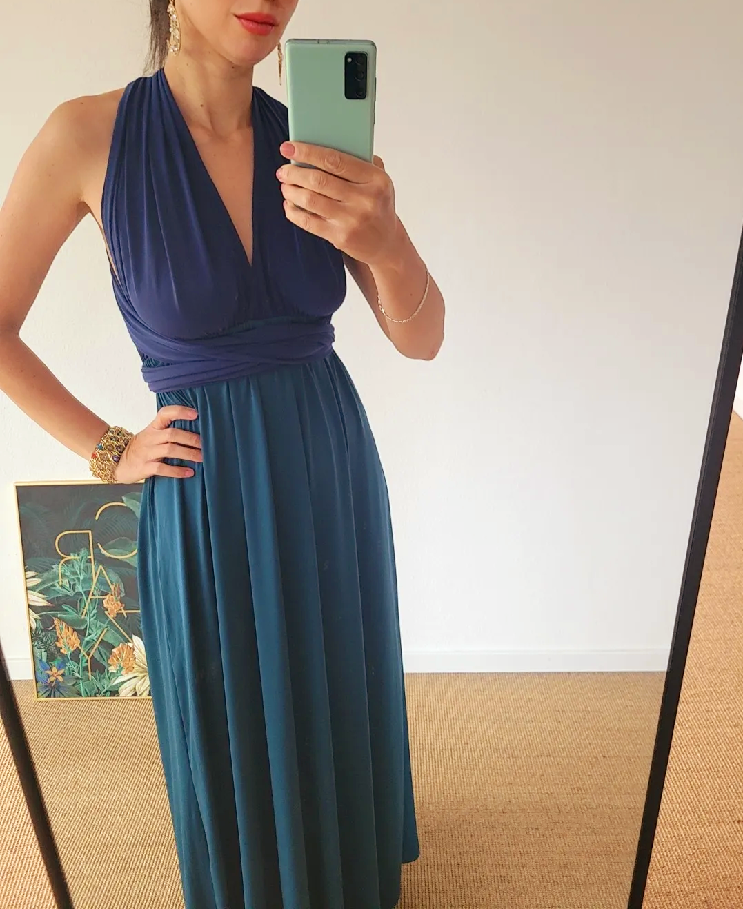Buntes Infinity Kleid – Umstands- & Brautjungfernkleid