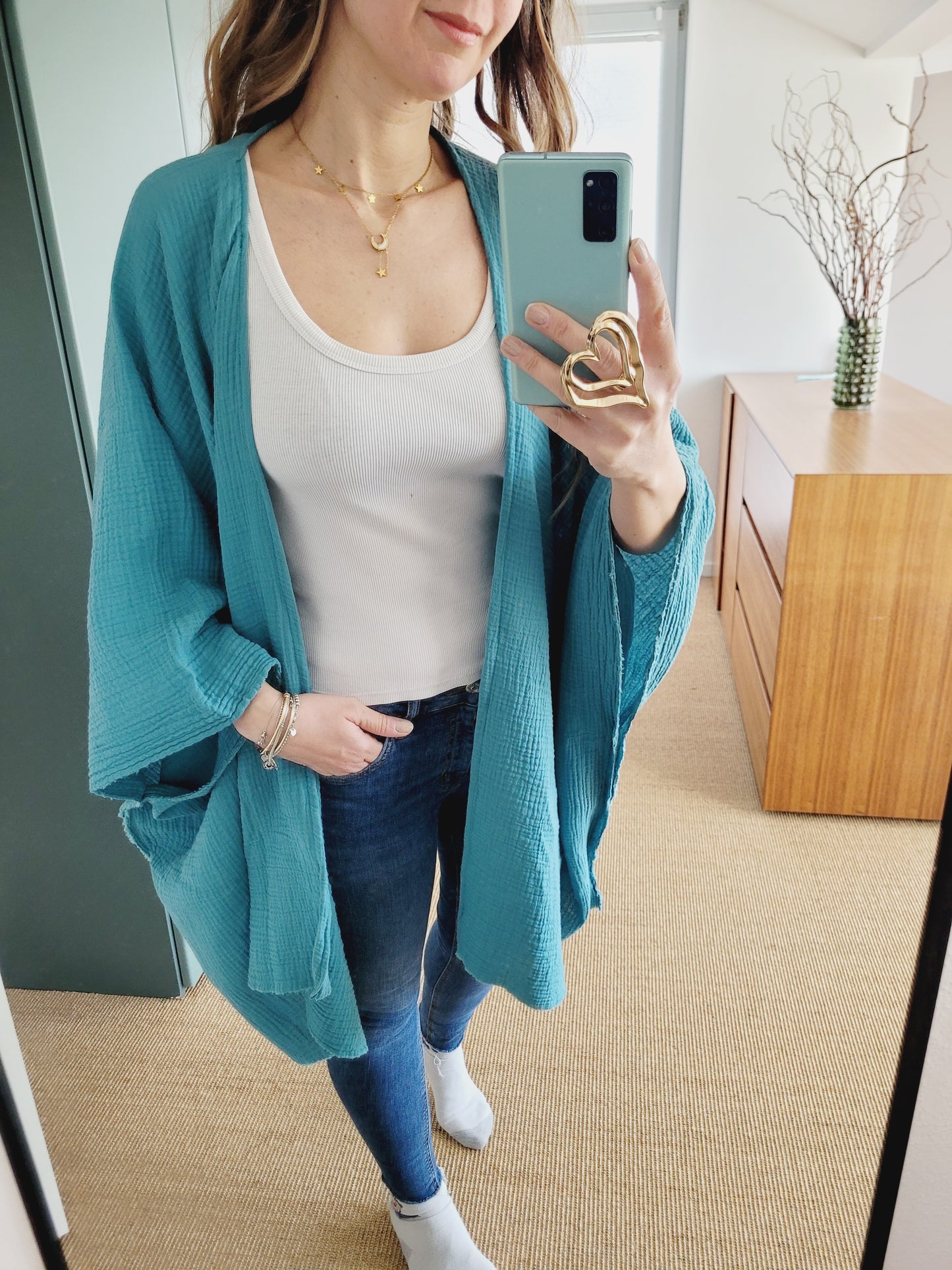 Bio Baumwolle Cardigan