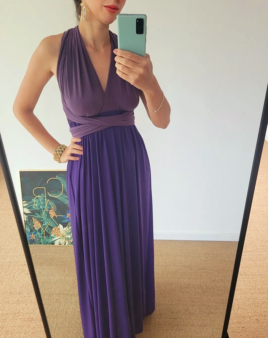 Buntes Infinity Kleid – Umstands- & Brautjungfernkleid