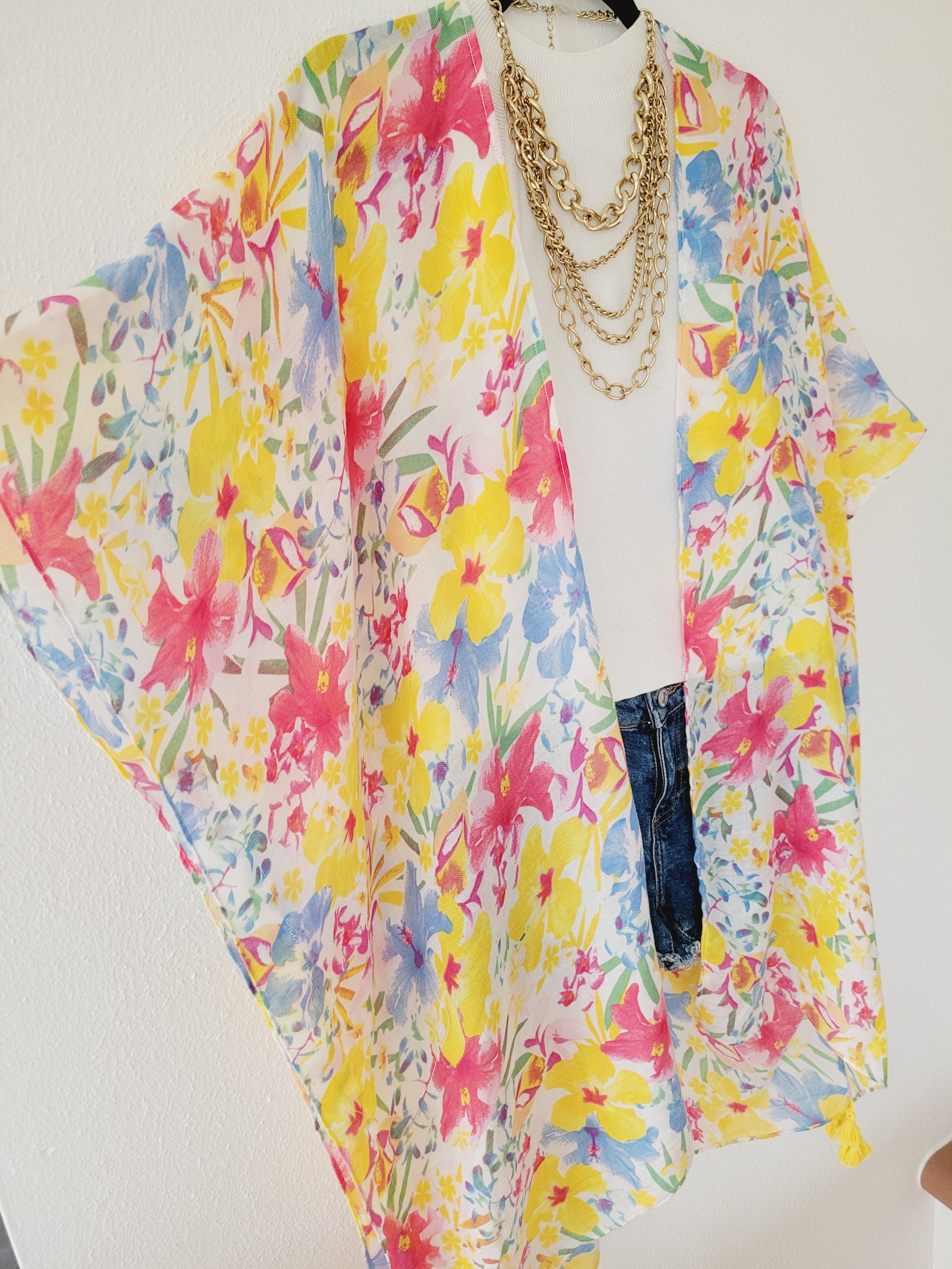 Leichter Strandkimono, Einheitsgröße