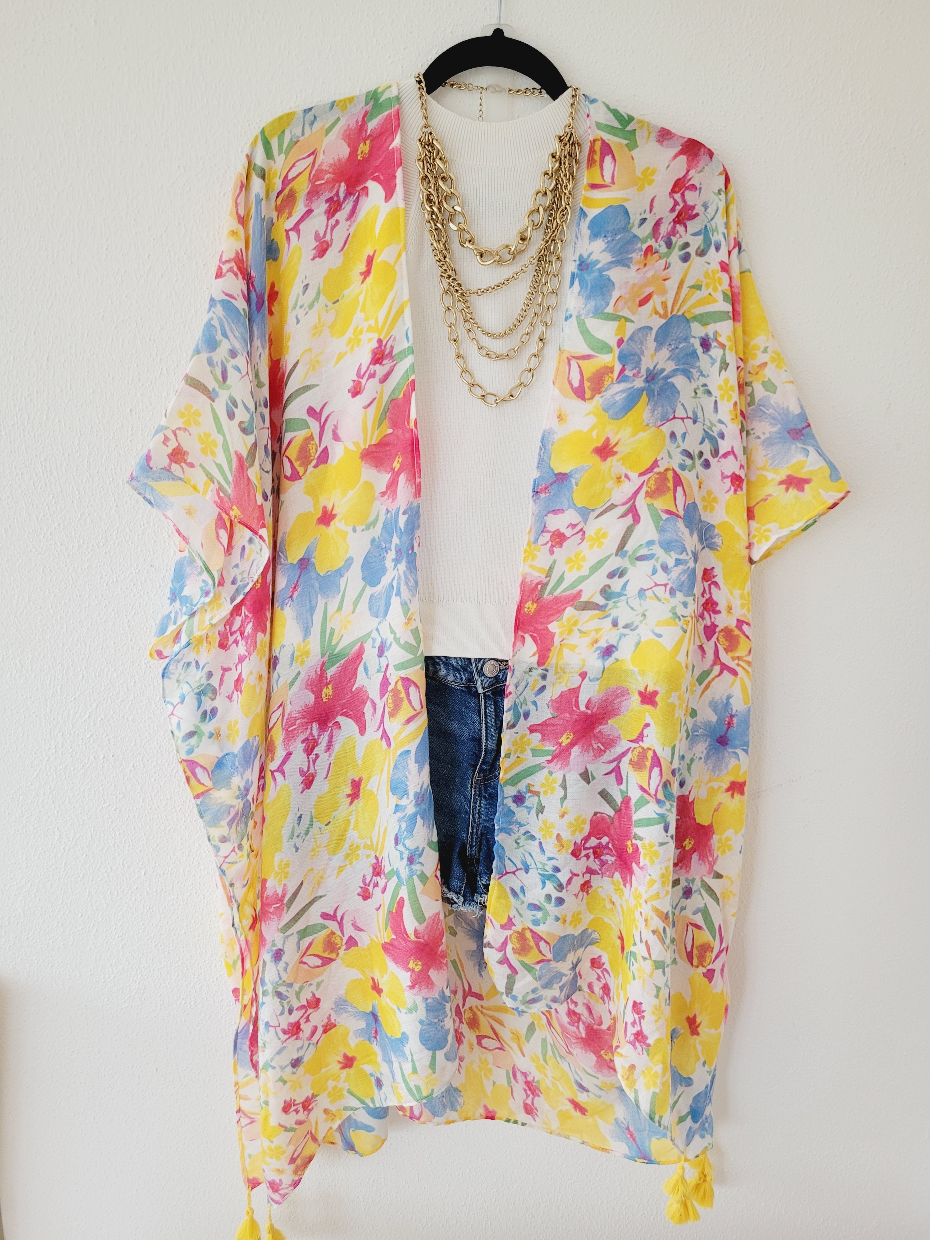 Leichter Strandkimono, Einheitsgröße