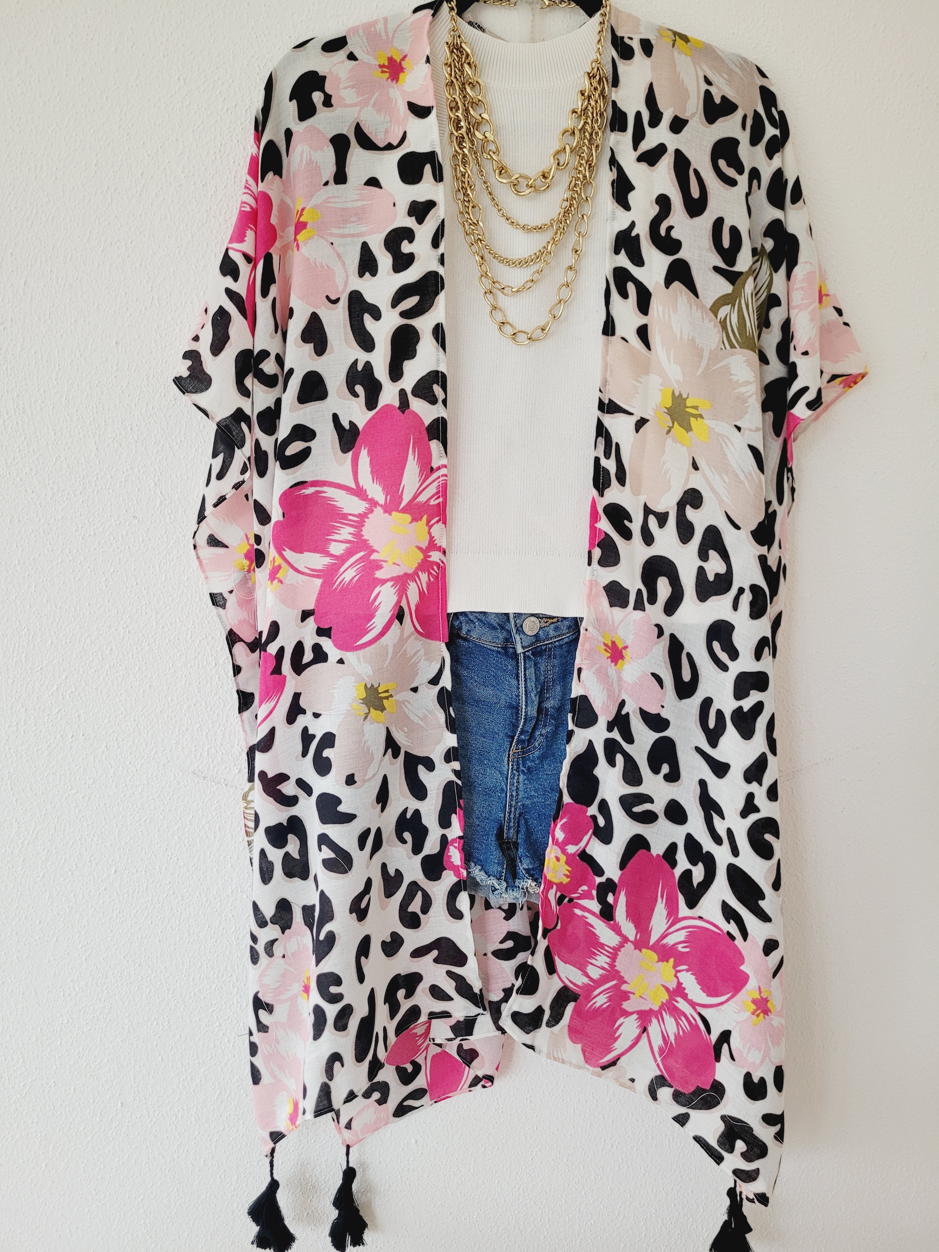 Leichter Strandkimono, Einheitsgröße