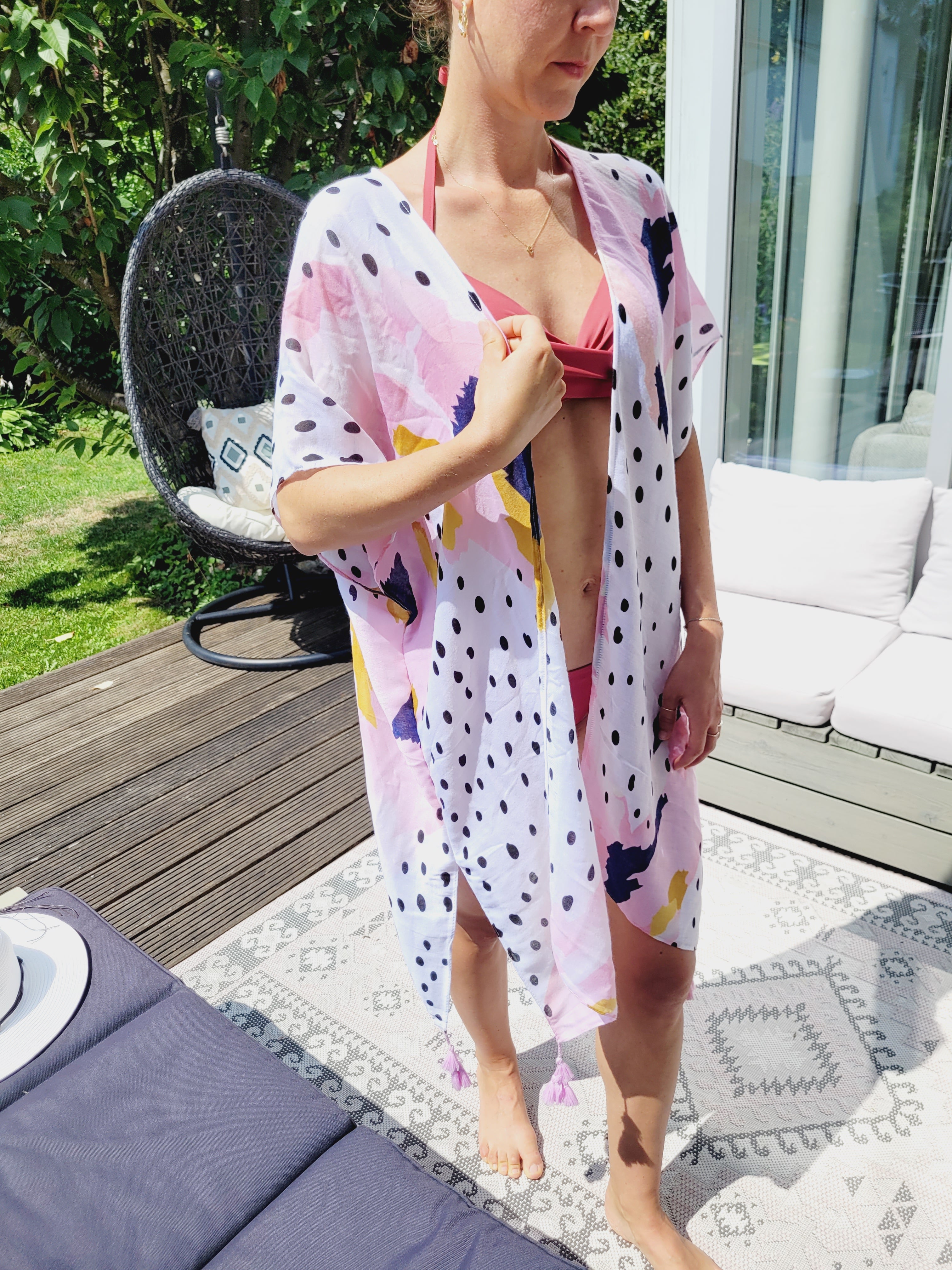 Leichter Strandkimono, Einheitsgröße