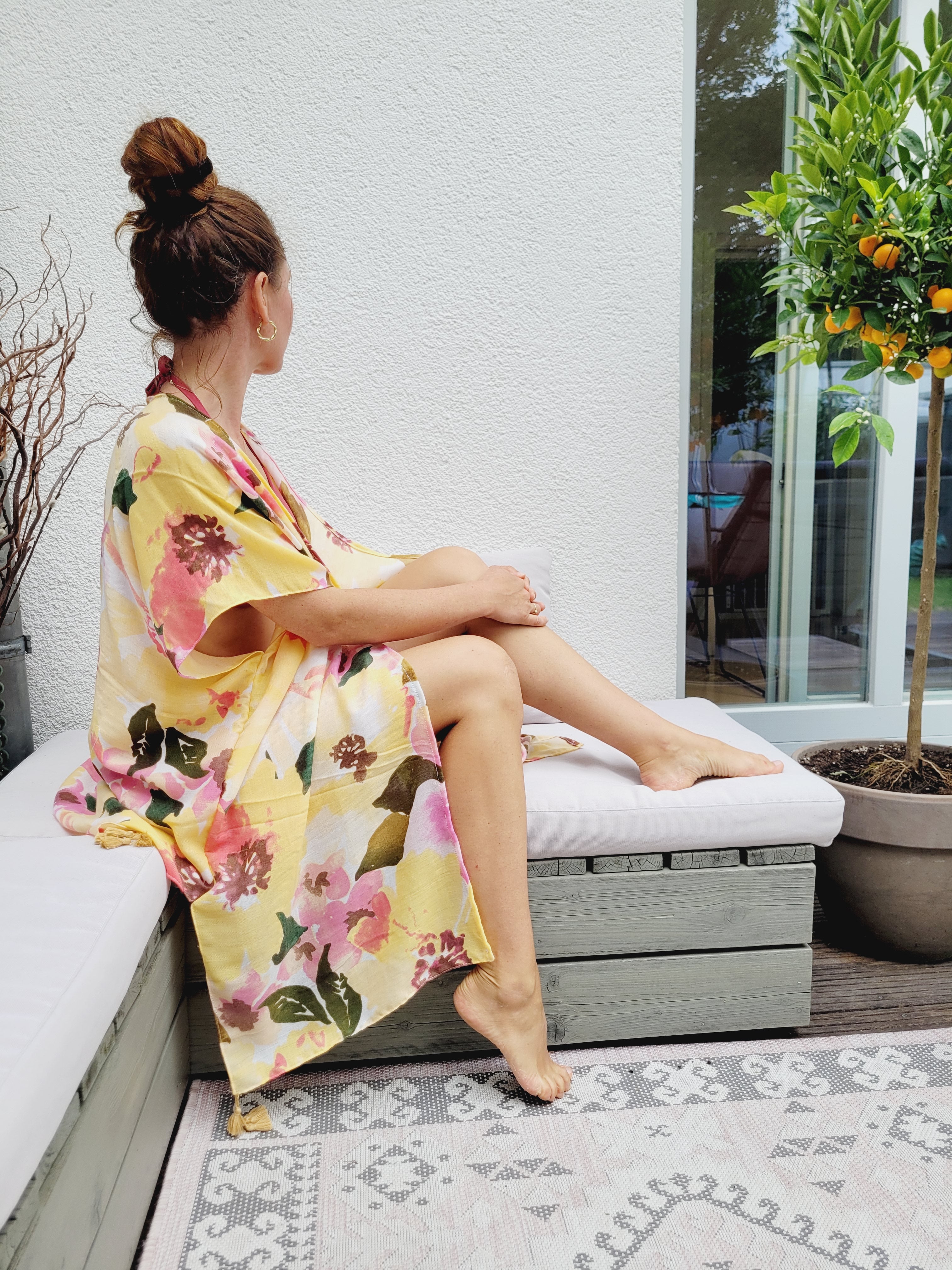 Leichter Strandkimono, Einheitsgröße