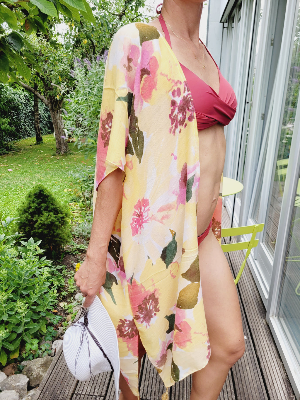 Leichter Strandkimono, Einheitsgröße