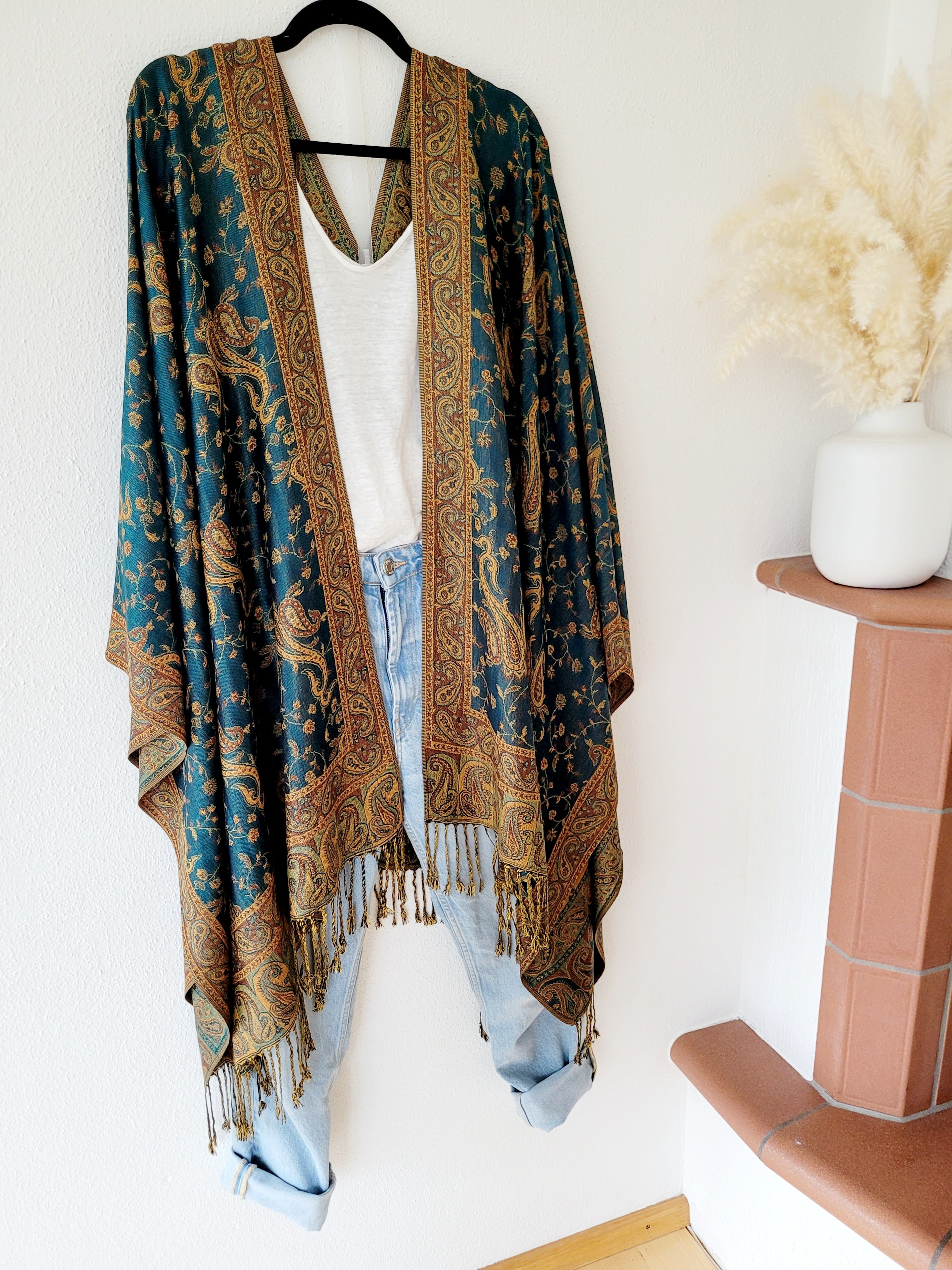 Unisex boho langer cardigan