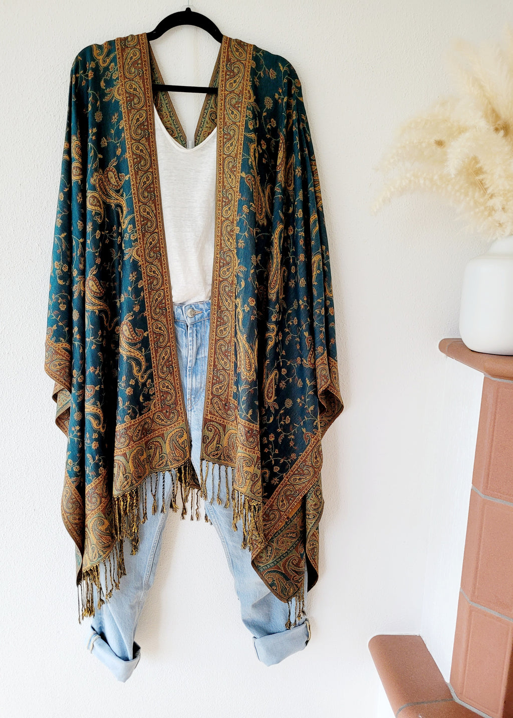 Unisex boho langer cardigan