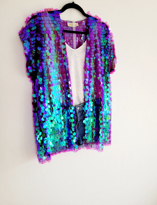 Sequin vest