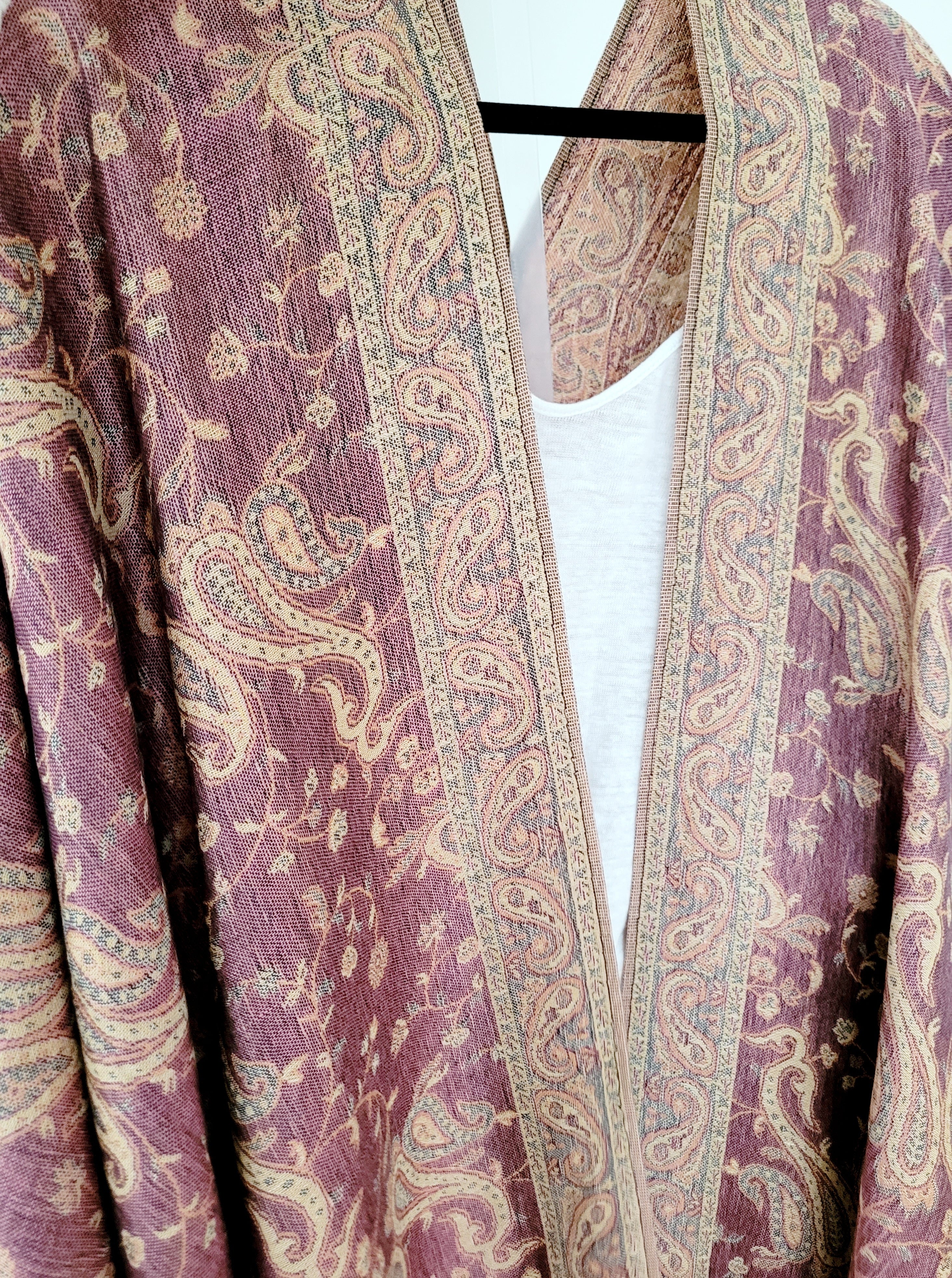 Unisex boho langer cardigan