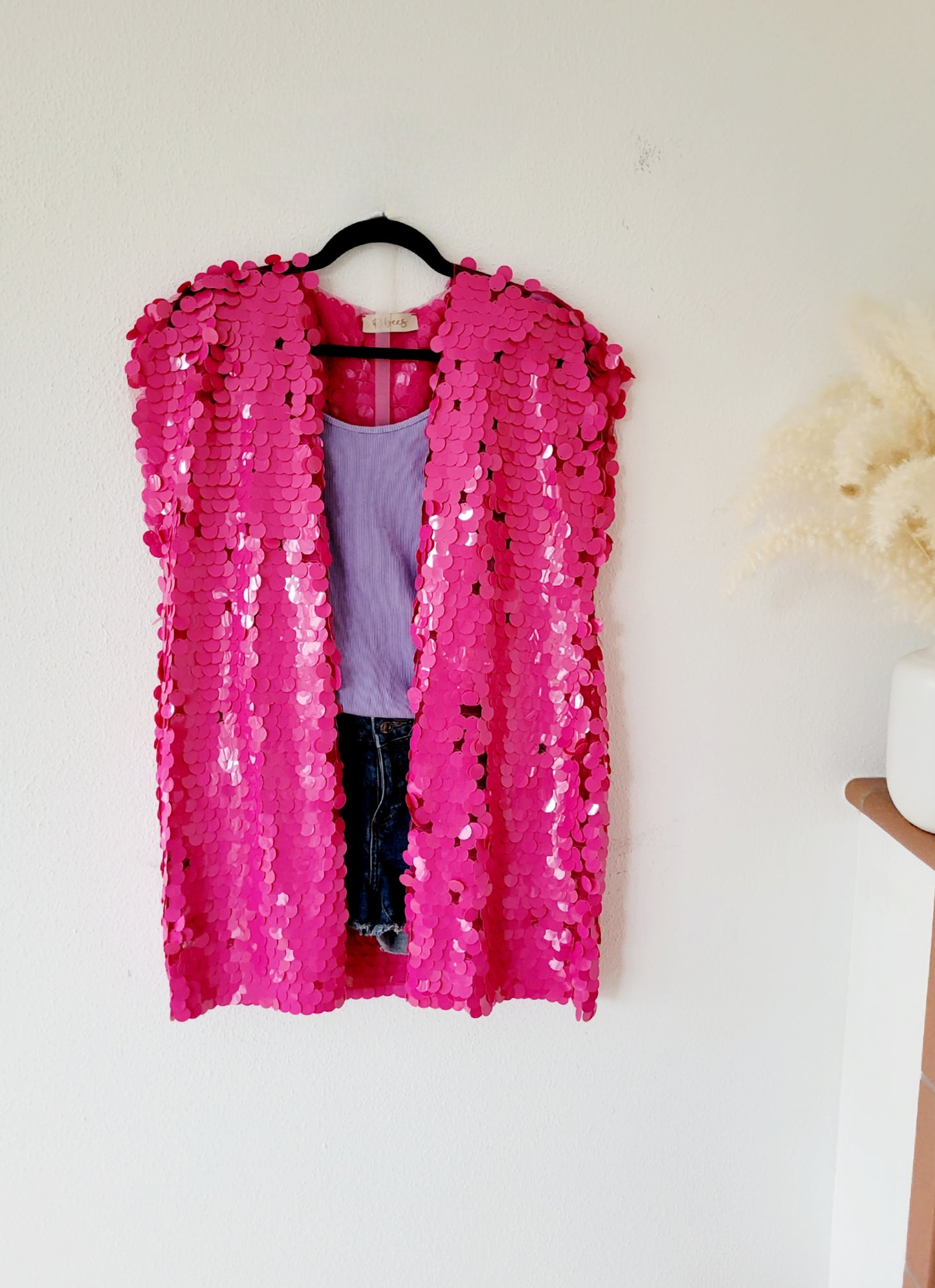 Magenta Pailleten Veste