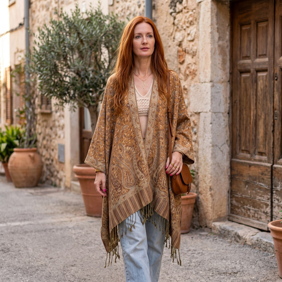 Pashmina Kimono