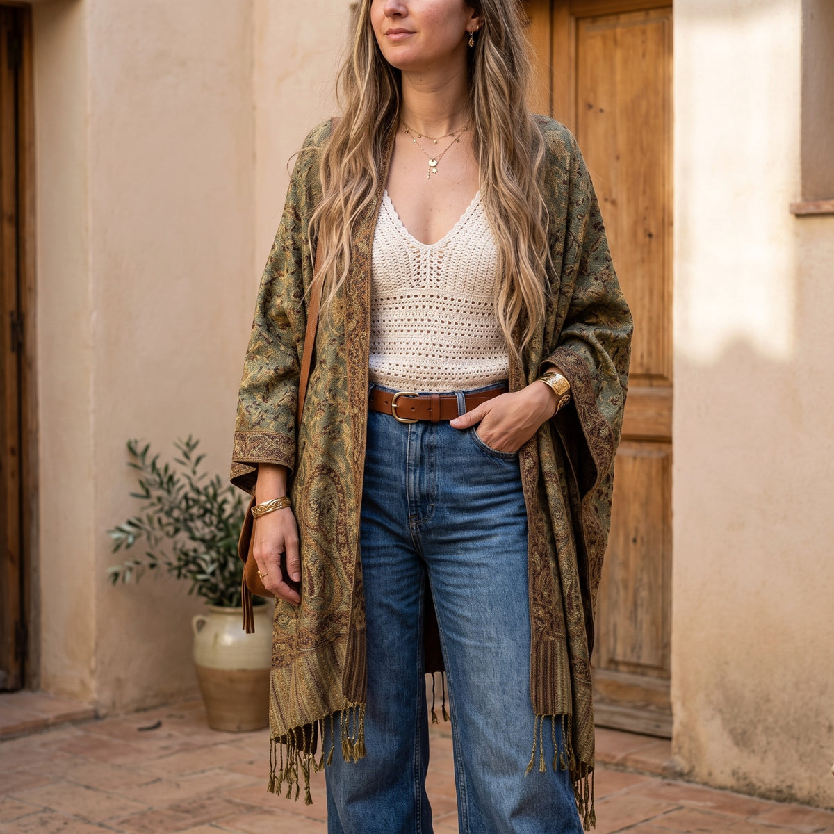 Kimono de Pashmina