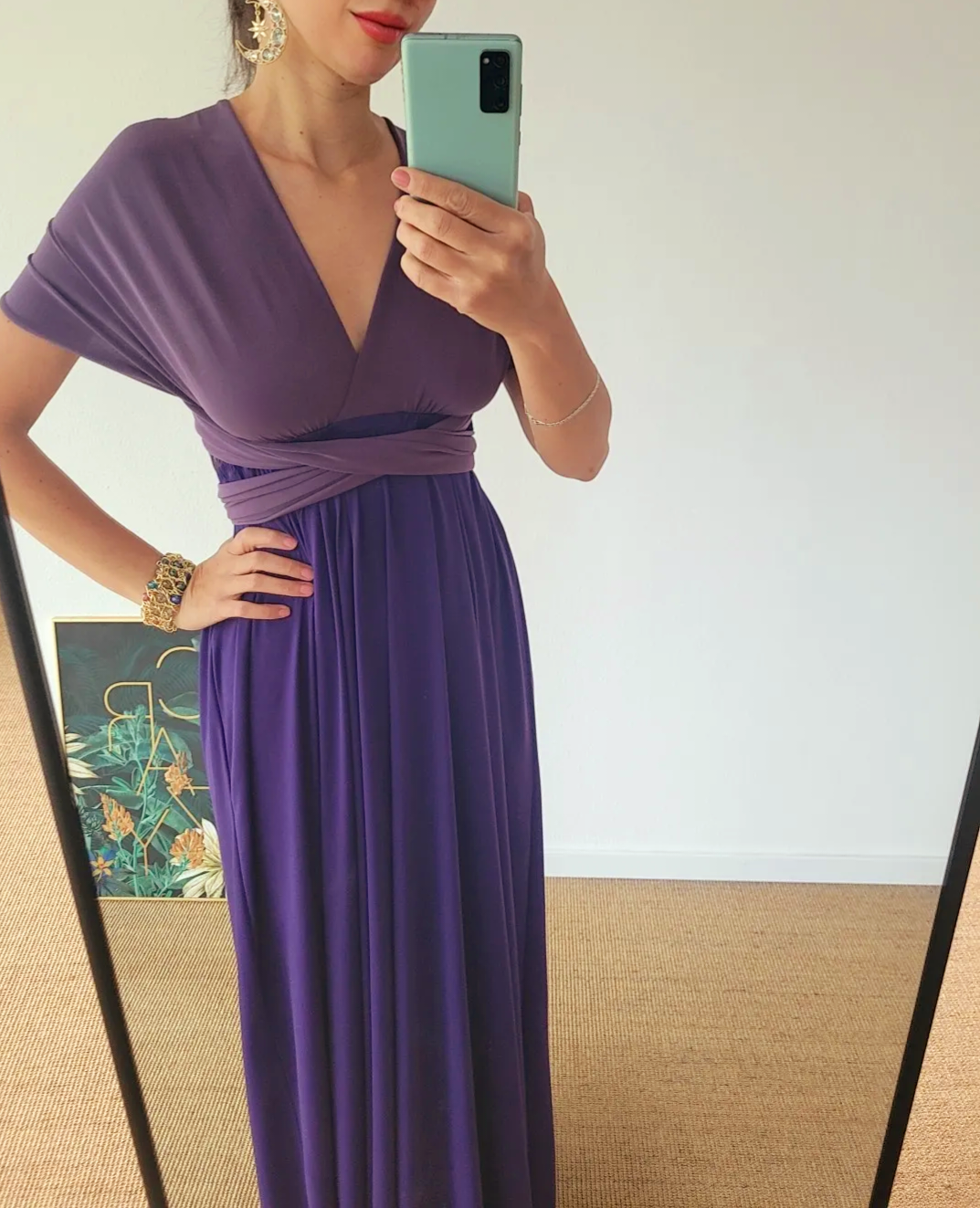 Buntes Infinity Kleid – Umstands- & Brautjungfernkleid
