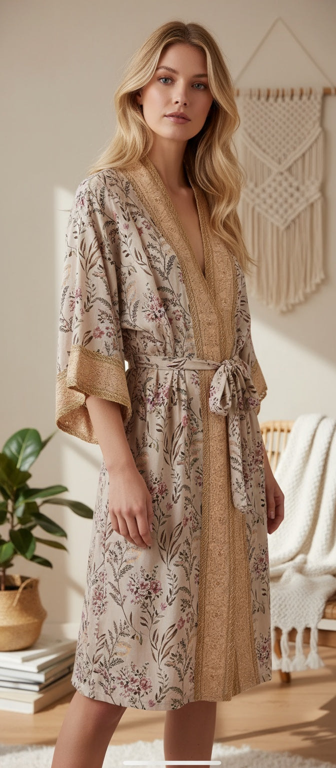 Damen vintage stil kimono