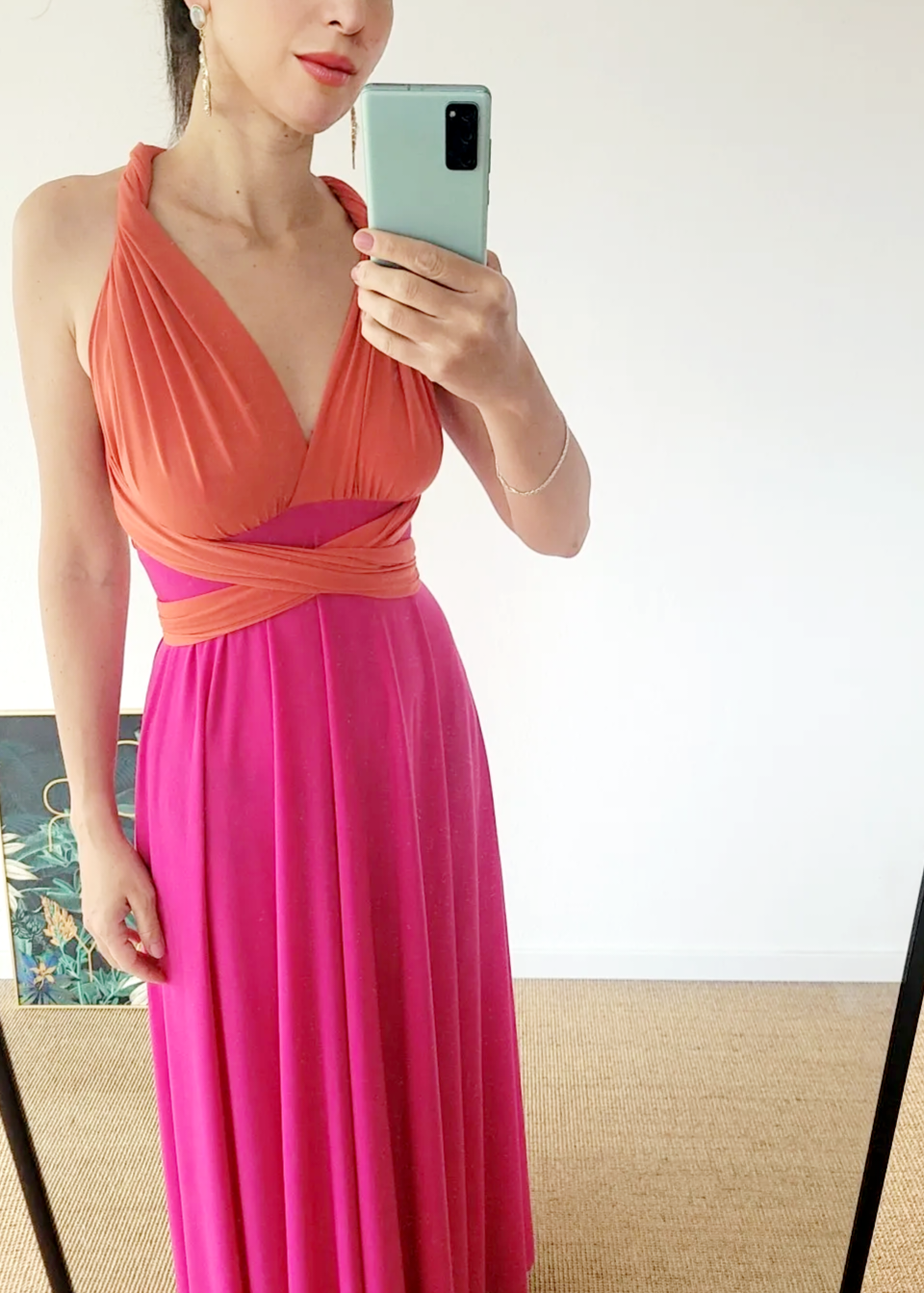 Buntes Infinity Kleid – Umstands- & Brautjungfernkleid