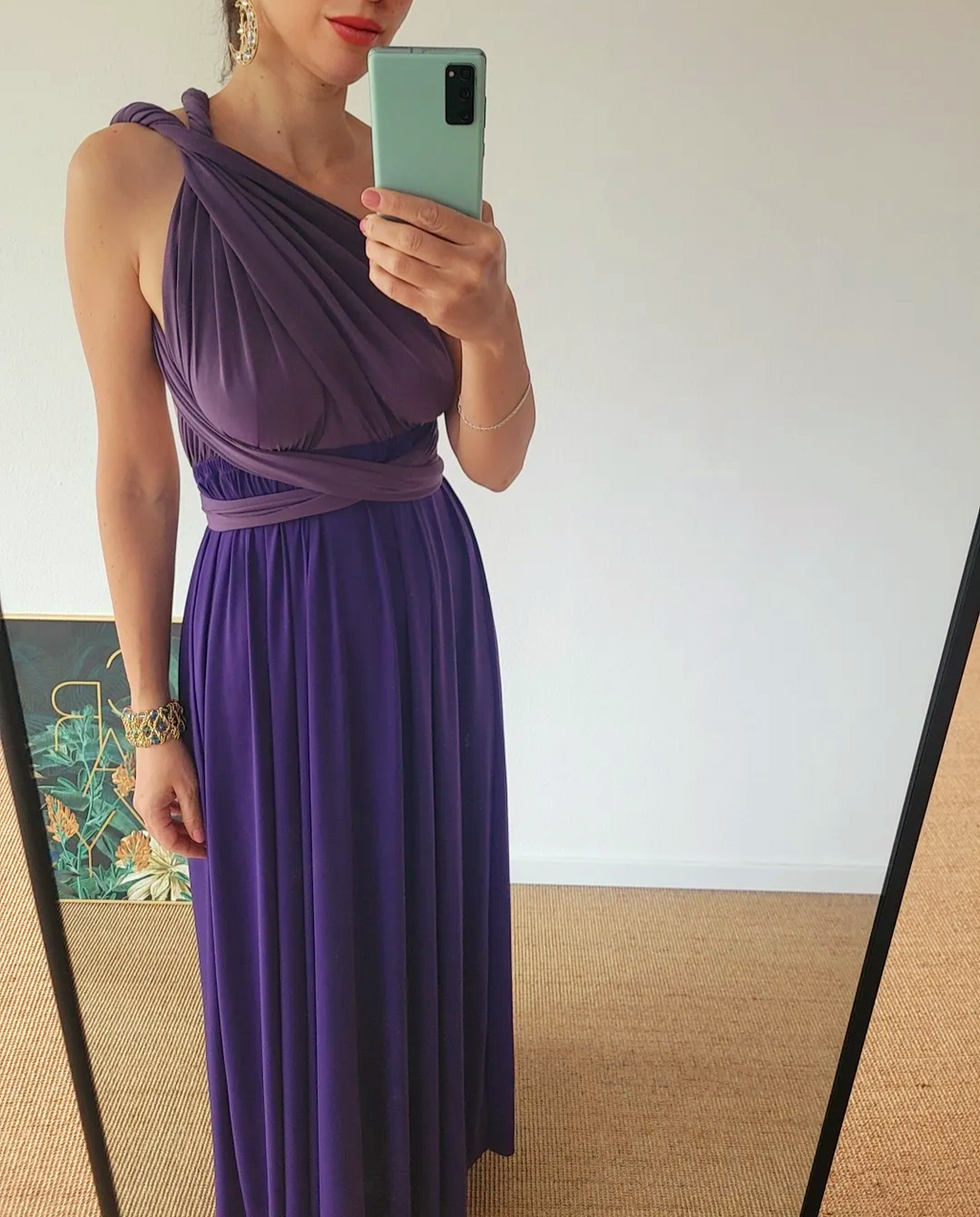 Buntes Infinity Kleid – Umstands- & Brautjungfernkleid