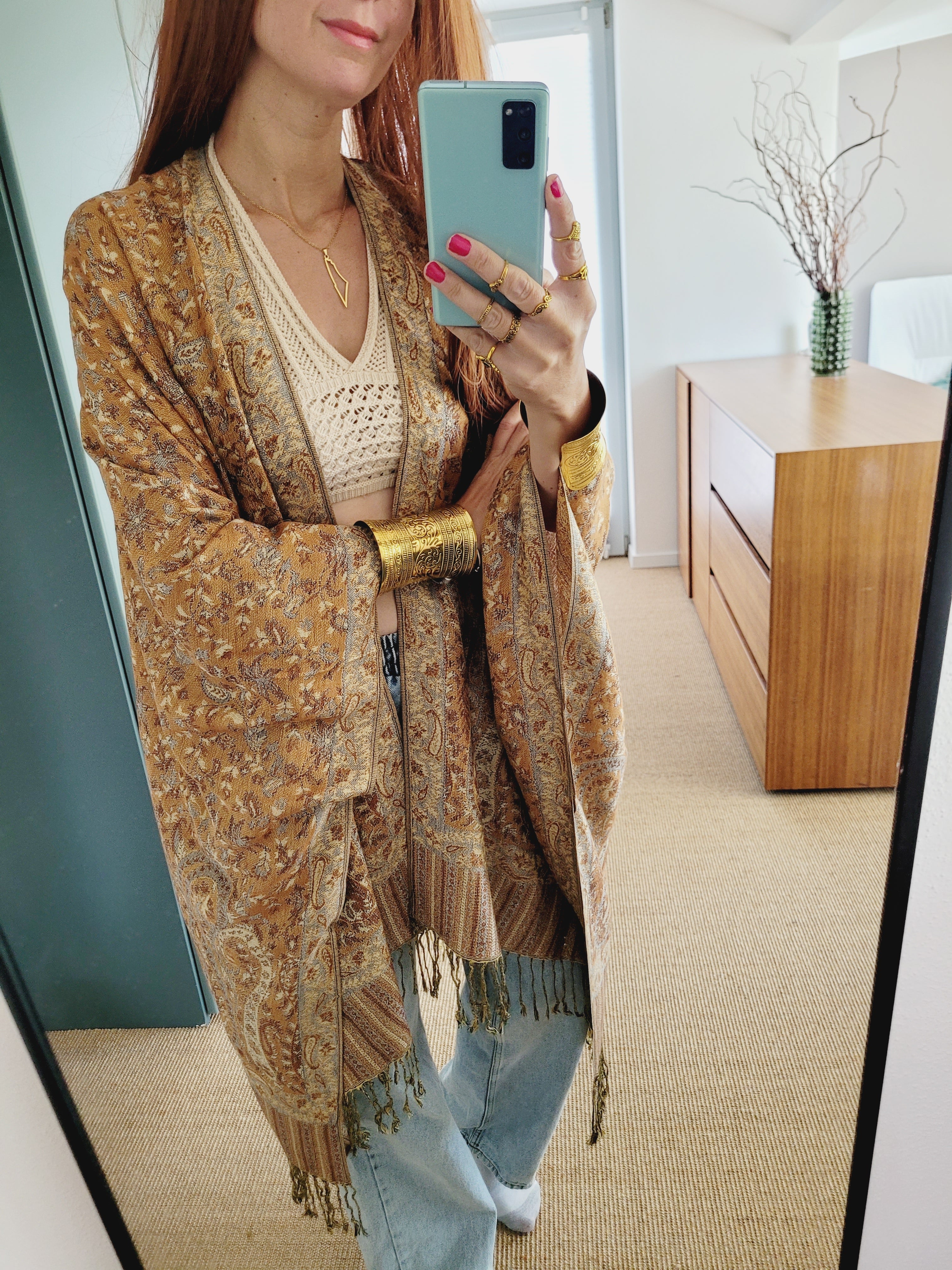 Pashmina Kimono