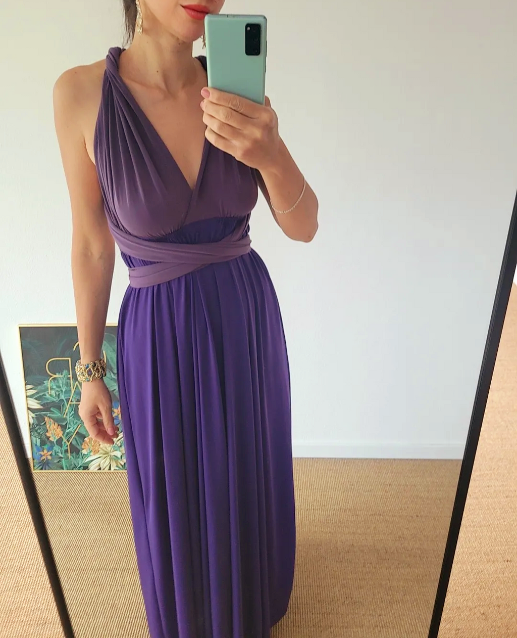 Buntes Infinity Kleid – Umstands- & Brautjungfernkleid