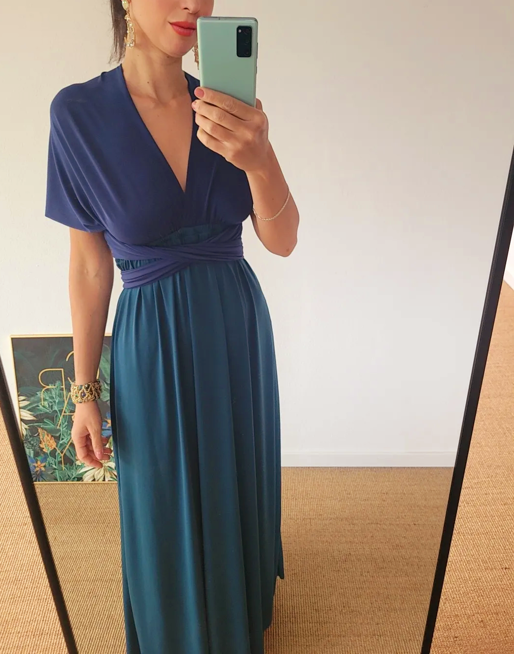 Buntes Infinity Kleid – Umstands- & Brautjungfernkleid