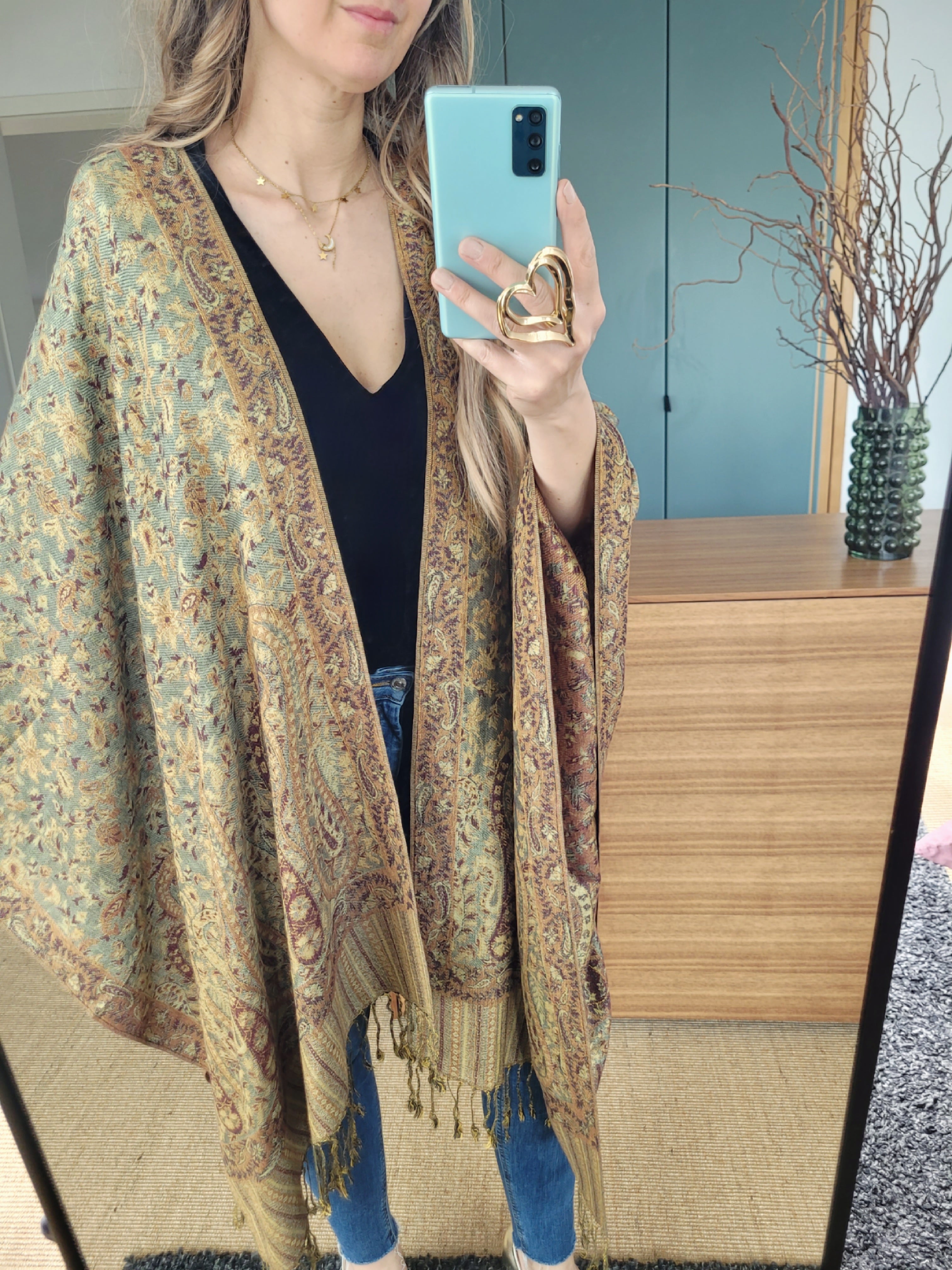Pashmina Kimono