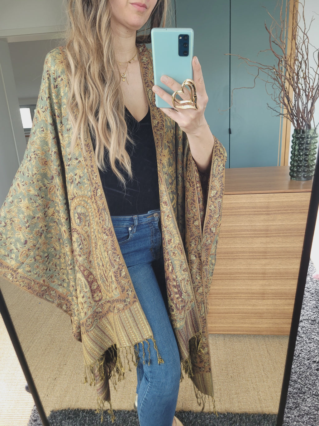 Pashmina Kimono