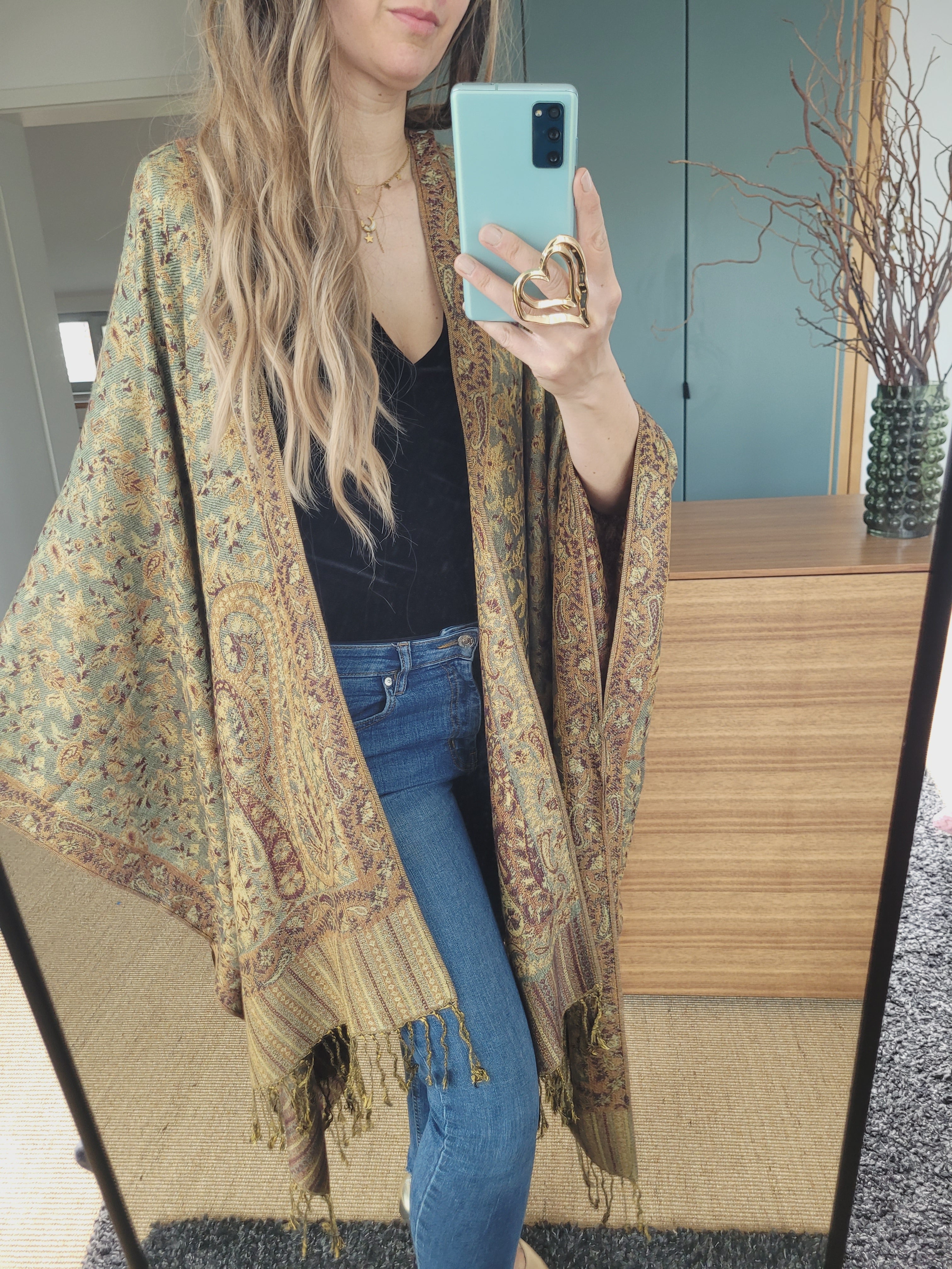 Pashmina Kimono