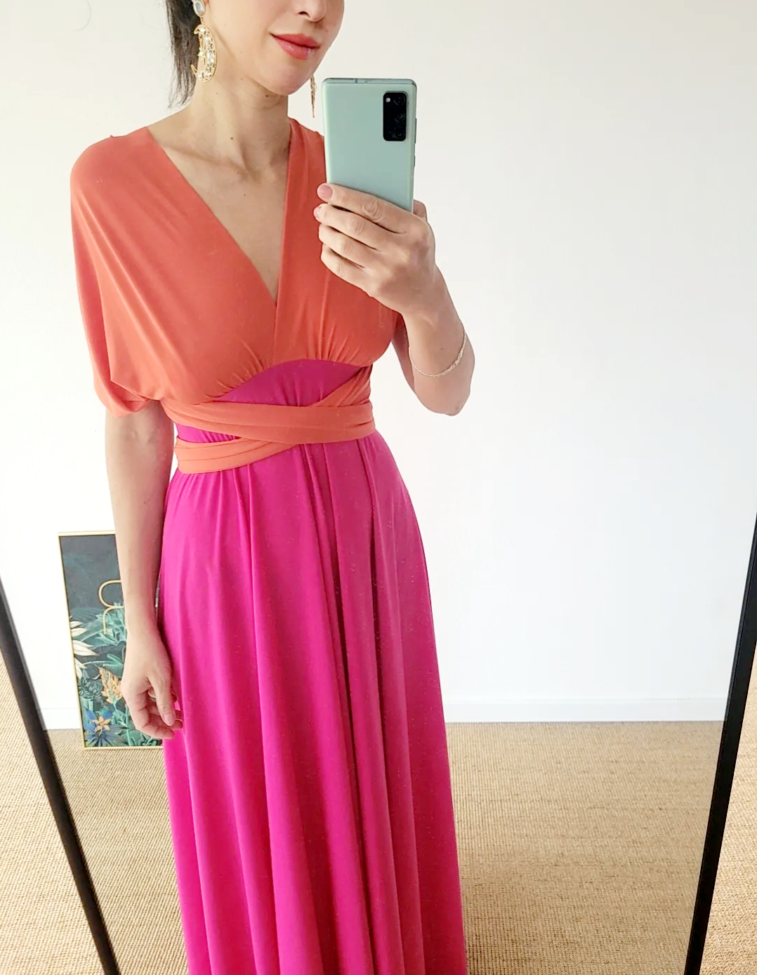 Buntes Infinity Kleid – Umstands- & Brautjungfernkleid