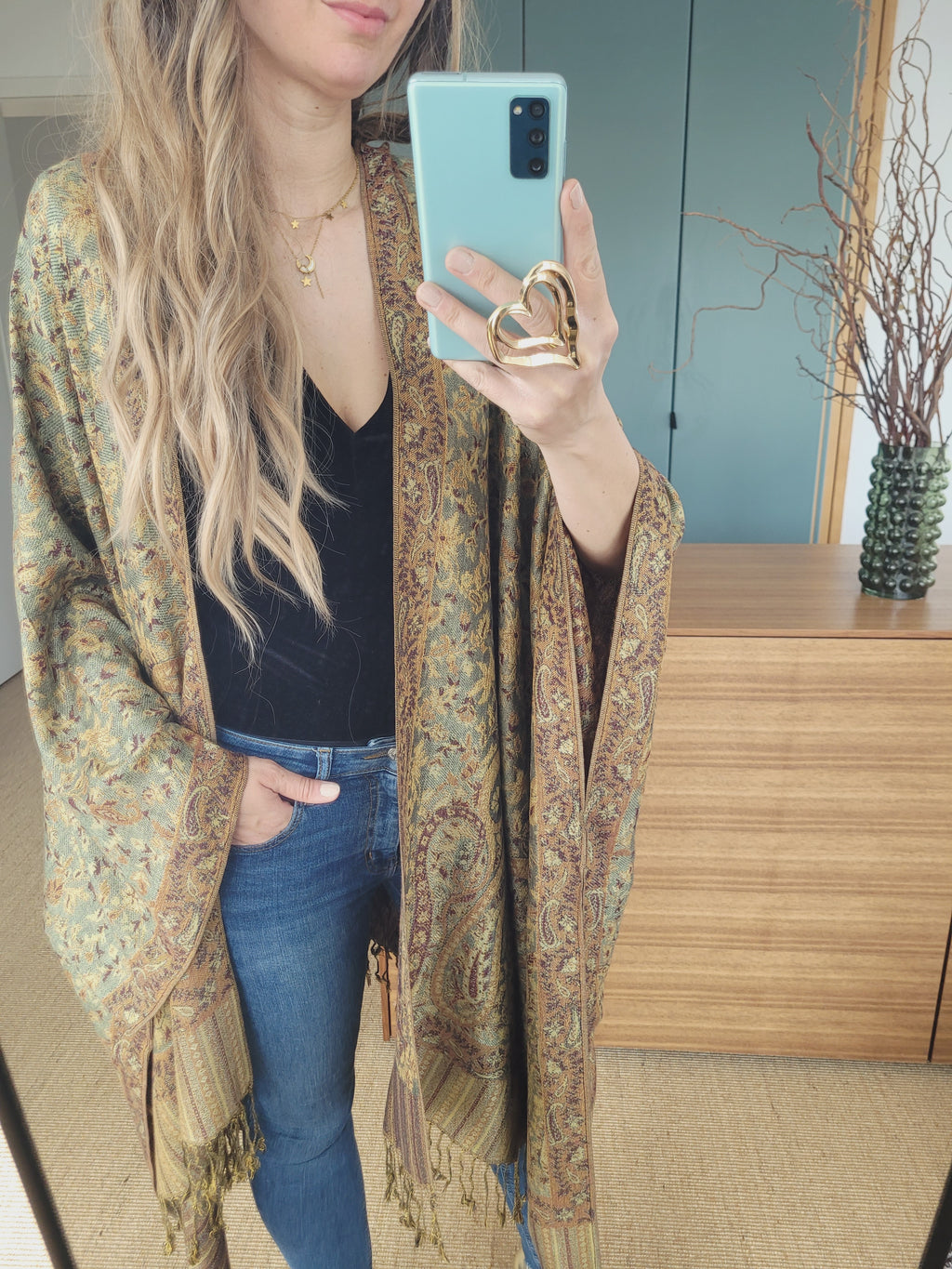 Pashmina Kimono