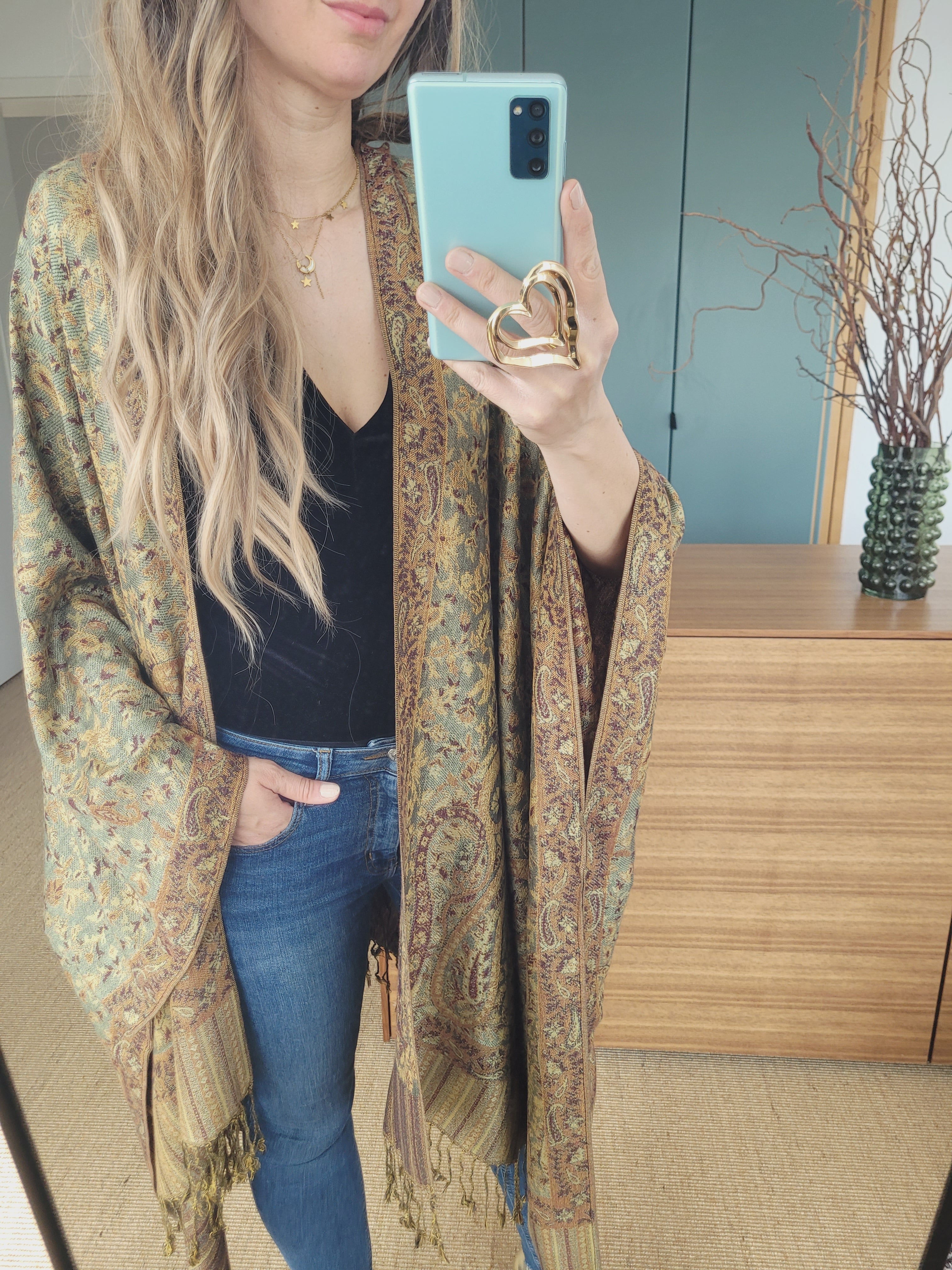 Pashmina Kimono