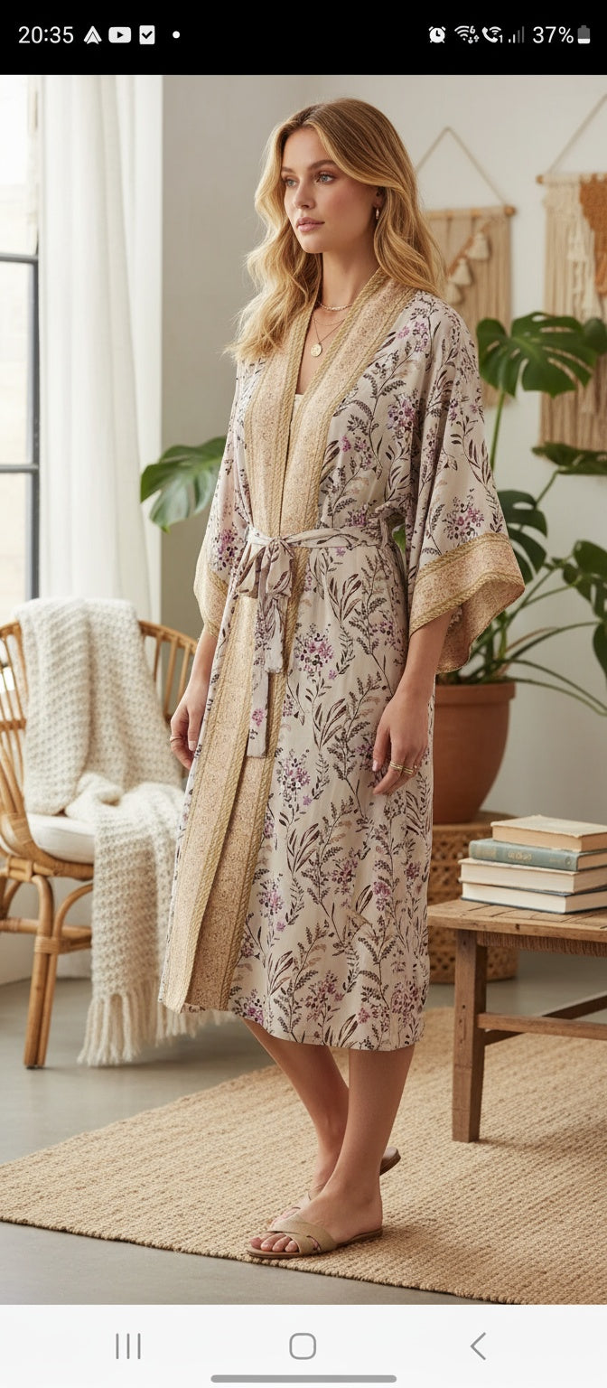 Damen vintage stil kimono