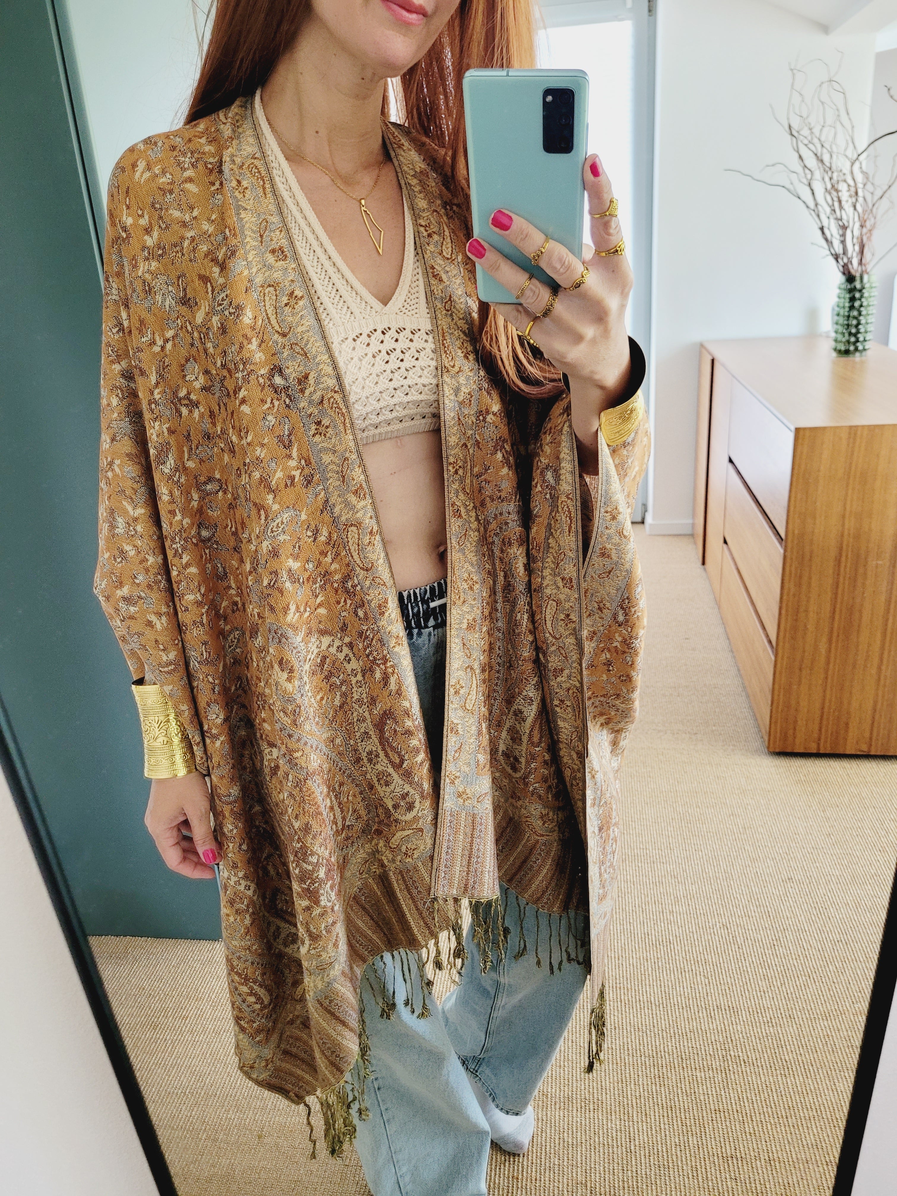 Pashmina Kimono